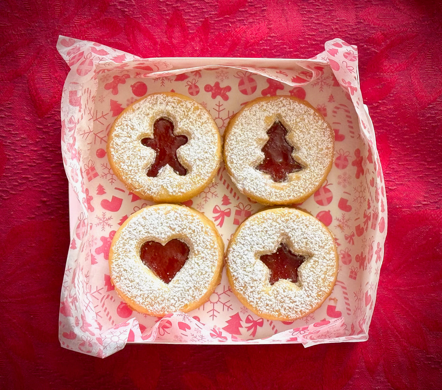 Raspberry Jam Shortbread
