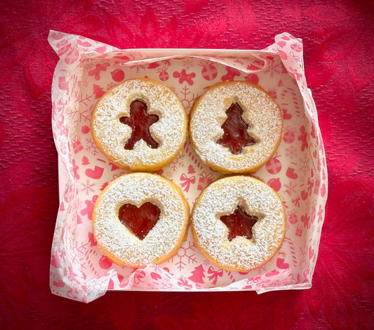 Raspberry Jam Shortbread